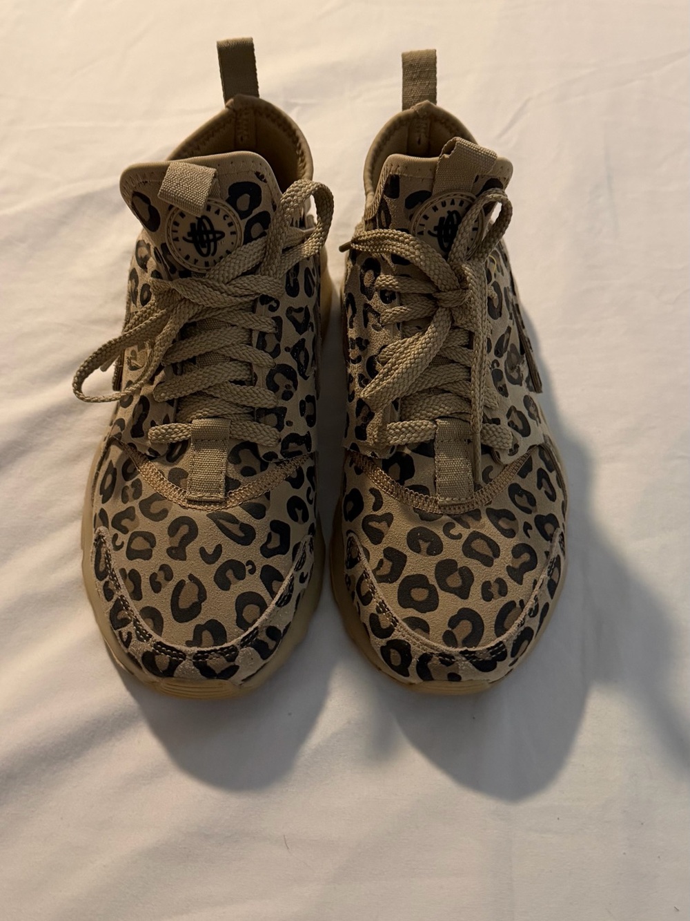 Nike Leopard Print Sneakers Air Huarache Run Ultra women - Tan and Black